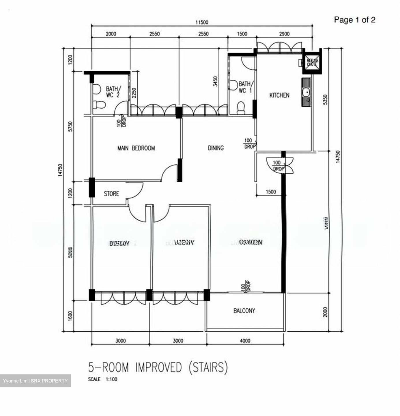 Blk 116 Hwi Yoh Ville (Serangoon), HDB 5 Rooms #591350181
